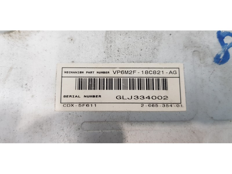 Recambio de sistema audio / radio cd para ford focus lim. (cb4) titanium referencia OEM IAM 7M5T18C939EB VP6M2F18C821AG  Recambio de sistema audio / radio cd para ford focus lim. (cb4) titanium referencia OEM IAM 7M5T18C939EB VP6M2F18C821AG