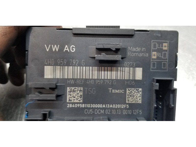 Recambio de modulo electronico para audi a8 (4hc/4hl) 3.0 tdi clean diesel quattro referencia OEM IAM 4H0959792G  