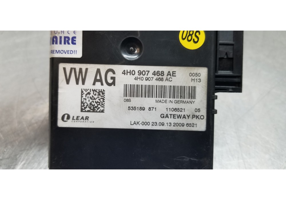 Recambio de modulo electronico para audi a8 (4hc/4hl) 3.0 tdi clean diesel quattro referencia OEM IAM 4H0907468AE  