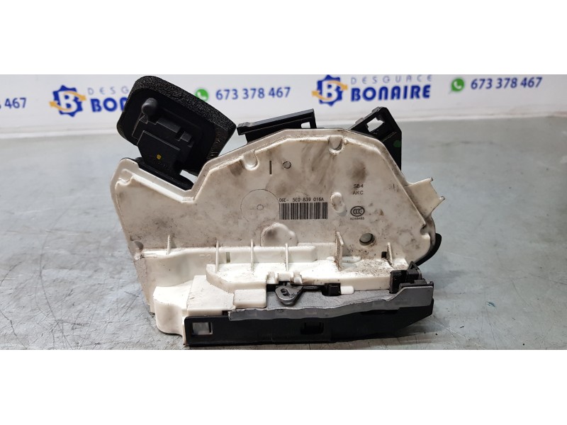 Recambio de cerradura puerta trasera derecha para skoda rapid active referencia OEM IAM 5E0839016A   Recambio de cerradura puerta trasera derecha para skoda rapid active referencia OEM IAM 5E0839016A
