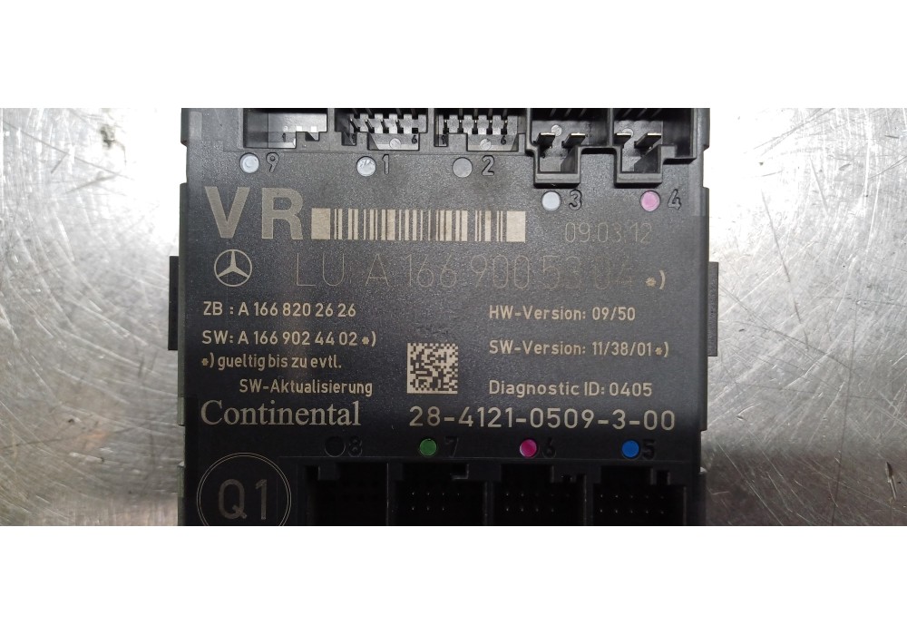 Recambio de modulo electronico para mercedes clase b (w246) b 200 cdi be (246.201) referencia OEM IAM A1669005304  