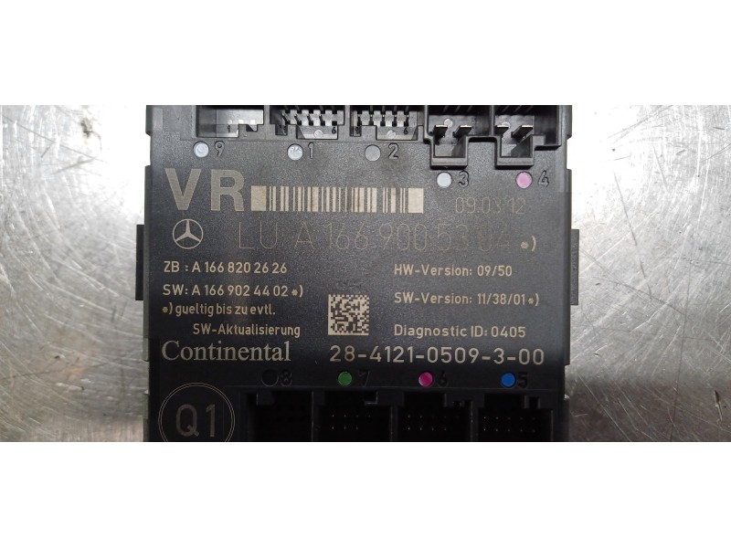 Recambio de modulo electronico para mercedes clase b (w246) b 200 cdi be (246.201) referencia OEM IAM A1669005304  