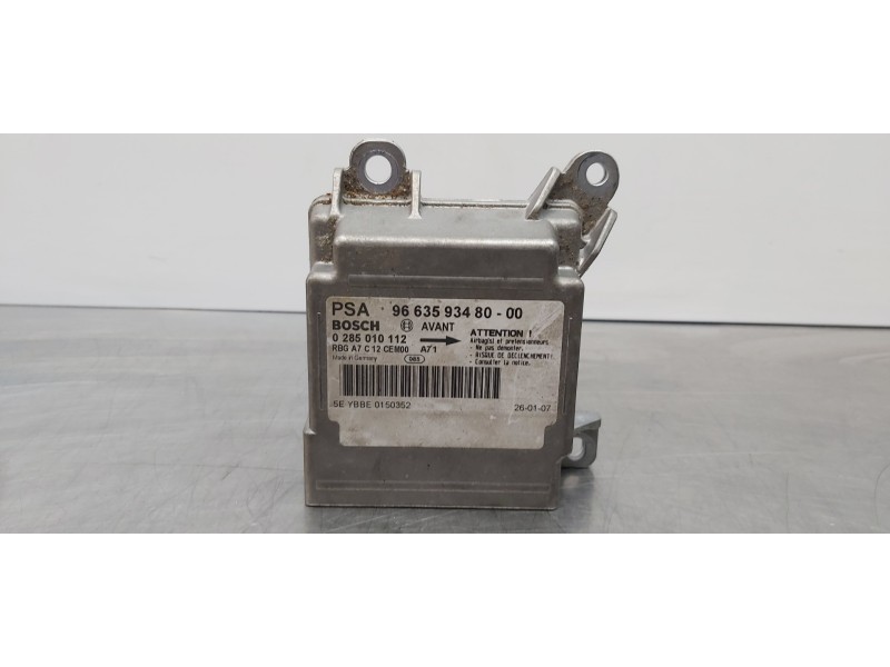 Recambio de centralita airbag para peugeot 207 x-line referencia OEM IAM 9663593480 0285010112 