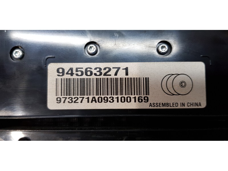 Recambio de sistema audio / radio cd para chevrolet cruze lt referencia OEM IAM 94563271   Recambio de sistema audio / radio cd para chevrolet cruze lt referencia OEM IAM 94563271
