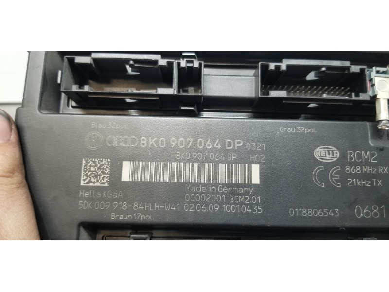 Recambio de modulo confort para audi a4 ber. (b8) básico referencia OEM IAM 8K0907064DP   Recambio de modulo confort para audi a4 ber. (b8) básico referencia OEM IAM 8K0907064DP