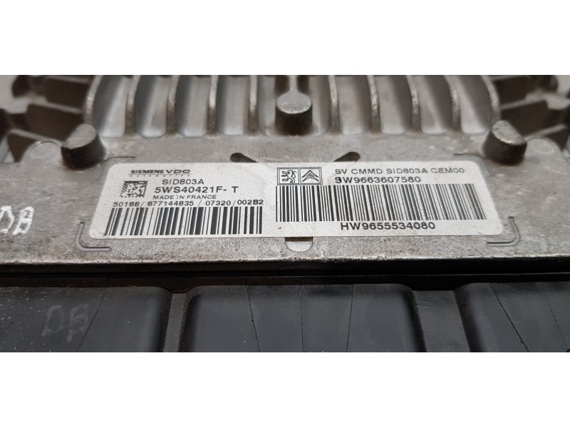 Recambio de centralita motor uce para peugeot 307 break/sw (s2) sw pack + referencia OEM IAM 9663607580   Recambio de centralita motor uce para peugeot 307 break/sw (s2) sw pack + referencia OEM IAM 9663607580