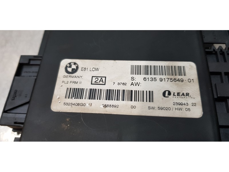 Recambio de modulo electronico para bmw serie 1 berlina (e81/e87) 116i referencia OEM IAM 917564901   Recambio de modulo electronico para bmw serie 1 berlina (e81/e87) 116i referencia OEM IAM 917564901
