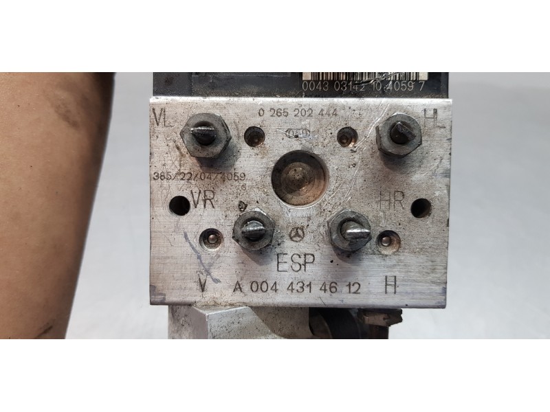 Recambio de abs para mercedes clase s (w220) berlina 400 cdi (220.028) referencia OEM IAM A0044314612 0265202444 