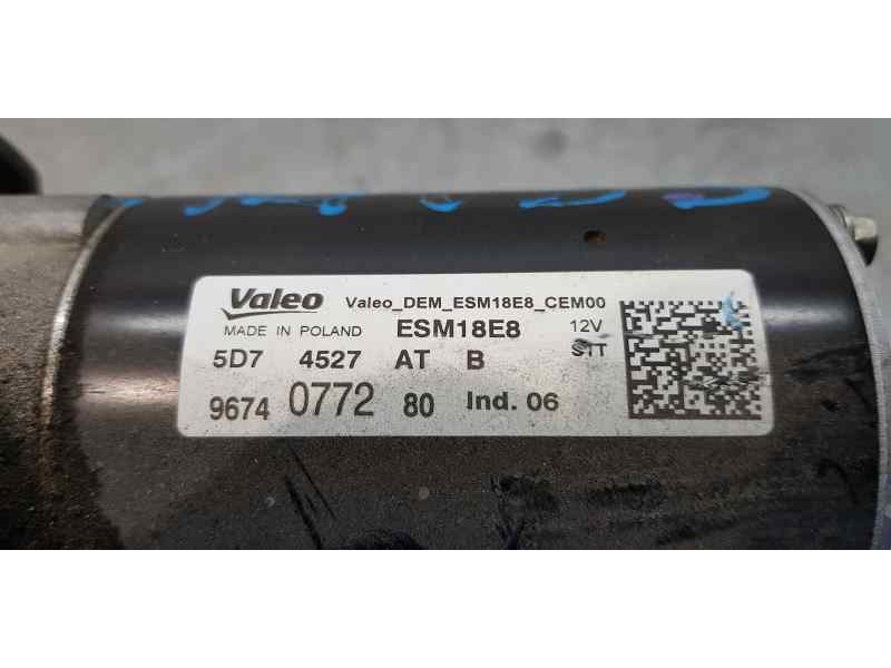 Recambio de motor arranque para citroen c4 grand picasso rip curl referencia OEM IAM 9674077280  