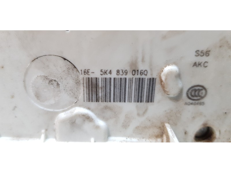 Recambio de cerradura puerta trasera derecha para volkswagen golf vii lim. advance bluemotion tech. referencia OEM IAM 5K4839016 Recambio de cerradura puerta trasera derecha para volkswagen golf vii lim. advance bluemotion tech. referencia OEM IAM 5K4839016