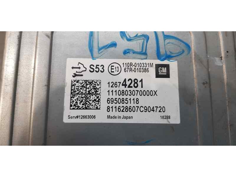 Recambio de modulo electronico para opel corsa e selection ecoflex referencia OEM IAM 12674281   Recambio de modulo electronico para opel corsa e selection ecoflex referencia OEM IAM 12674281