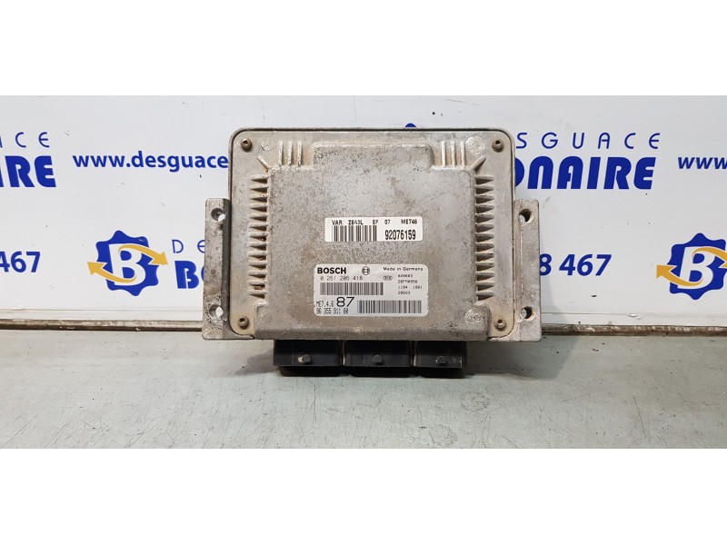 Recambio de centralita motor uce para peugeot 607 (s1) pack referencia OEM IAM 9635591180  