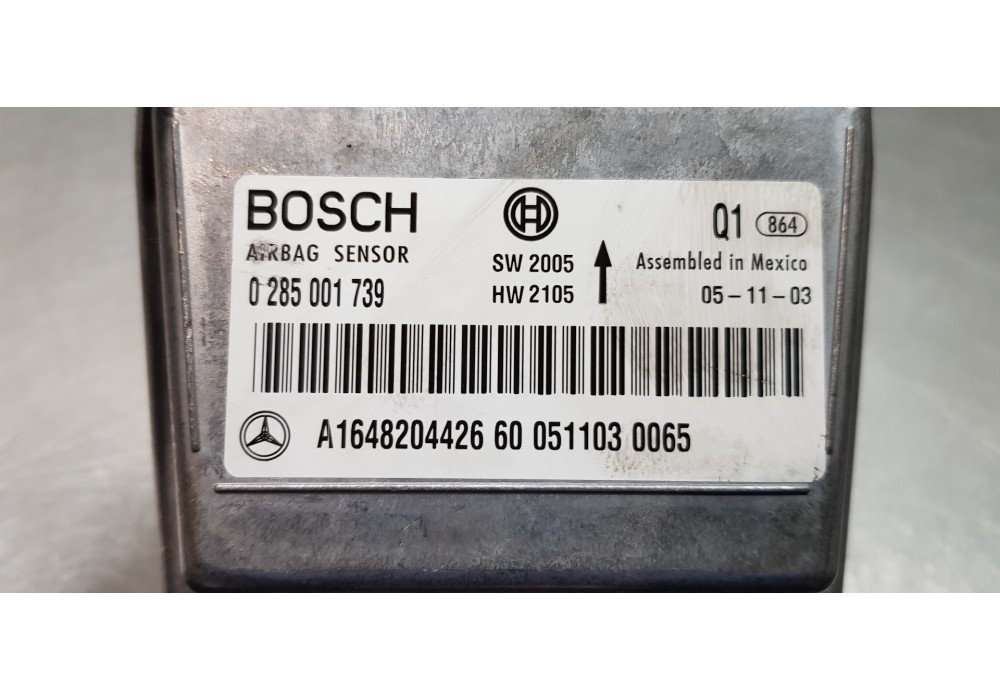 Recambio de centralita airbag para mercedes clase r (w251) 320 cdi (251.022) referencia OEM IAM A1648204426 0285001739 