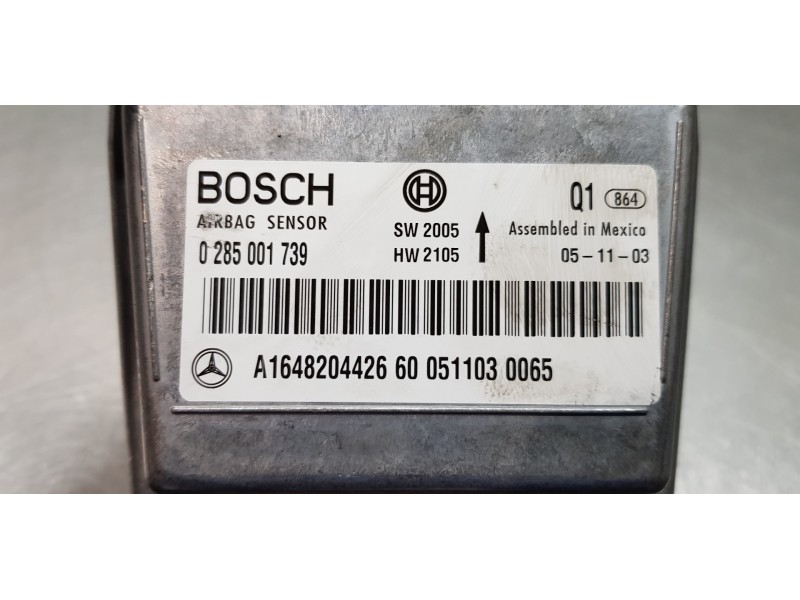 Recambio de centralita airbag para mercedes clase r (w251) 320 cdi (251.022) referencia OEM IAM A1648204426 0285001739 