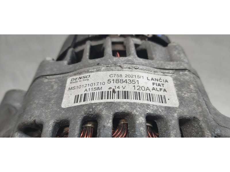 Recambio de alternador para fiat 500 l (330) urban referencia OEM IAM 51884351  