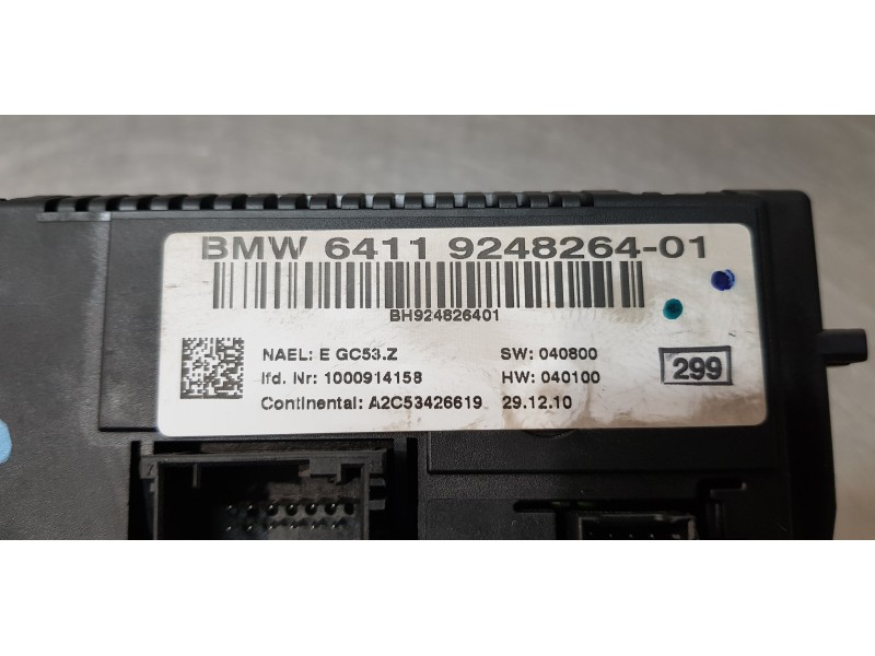 Recambio de mando climatizador para bmw x3 (f25) xdrive 20d referencia OEM IAM 64119248264  