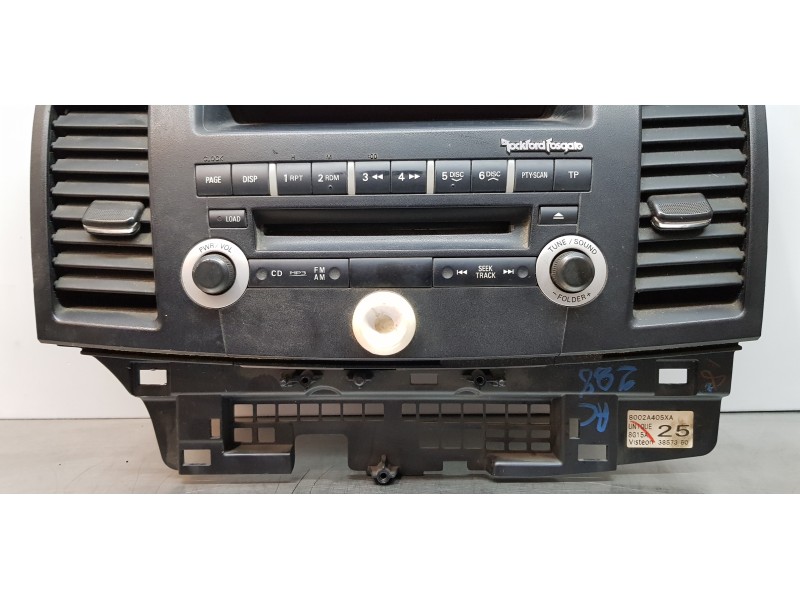 Recambio de sistema audio / radio cd para mitsubishi lancer berlina (cy0) instyle referencia OEM IAM 8002A405XA  