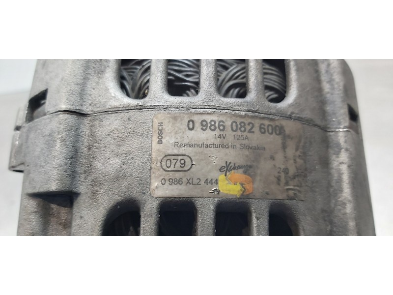 Recambio de alternador para dacia lodgy stepway referencia OEM IAM 0986082600 0986082600  Recambio de alternador para dacia lodgy stepway referencia OEM IAM 0986082600 0986082600