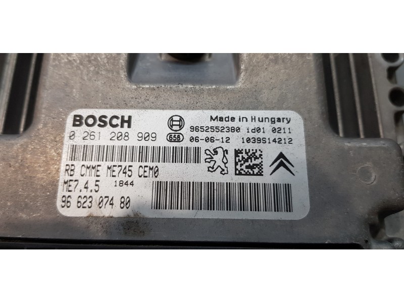 Recambio de centralita motor uce para peugeot 307 cc (s1) 1.6 referencia OEM IAM 9662307480  