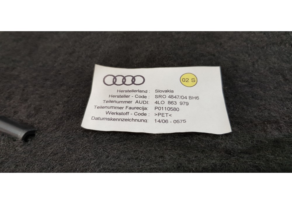 Recambio de guarnecido tapizado puerta delantera derecha para audi q7 (4l) 3.0 tdi referencia OEM IAM 4L1867104EWFA 4L1867104E 