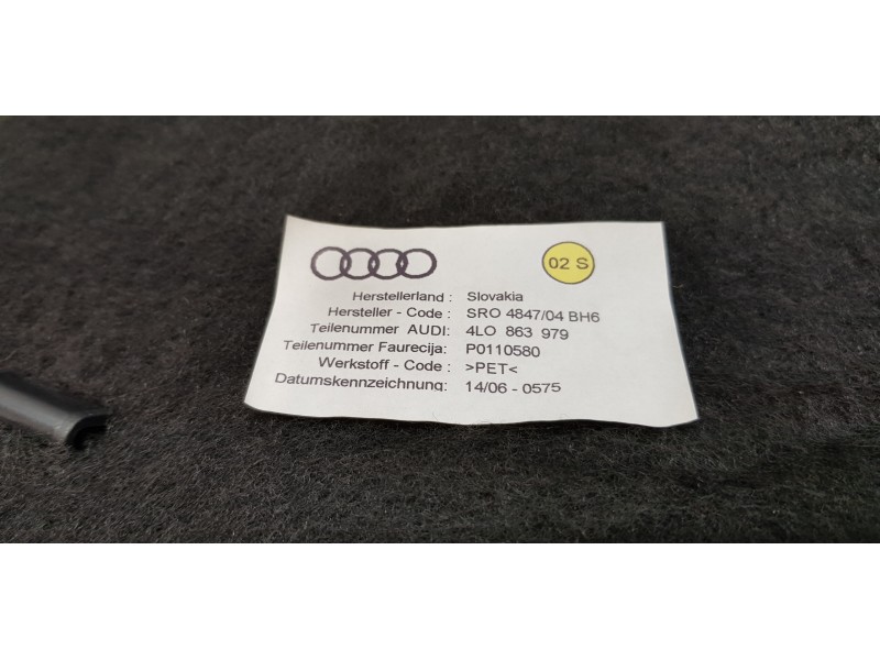 Recambio de guarnecido tapizado puerta delantera derecha para audi q7 (4l) 3.0 tdi referencia OEM IAM 4L1867104EWFA 4L1867104E 
