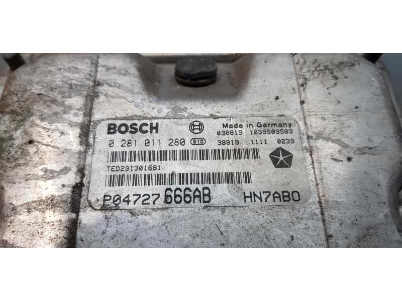 Recambio de centralita motor uce para chrysler voyager (rg) 2.5 crd executive referencia OEM IAM P04727666AB   Recambio de centralita motor uce para chrysler voyager (rg) 2.5 crd executive referencia OEM IAM P04727666AB