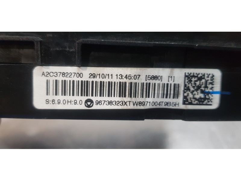 Recambio de mando climatizador para peugeot 5008 access referencia OEM IAM 96738323XT   Recambio de mando climatizador para peugeot 5008 access referencia OEM IAM 96738323XT