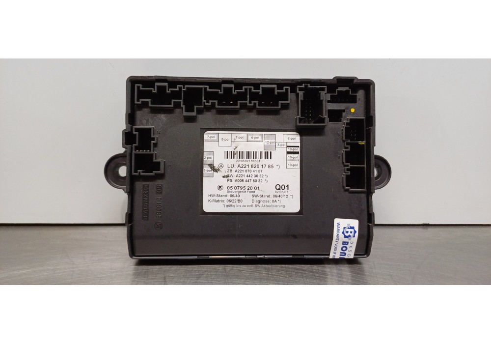 Recambio de modulo electronico para mercedes clase s (w221) berlina 420 / 450 cdi (221.028) referencia OEM IAM A2218201785  