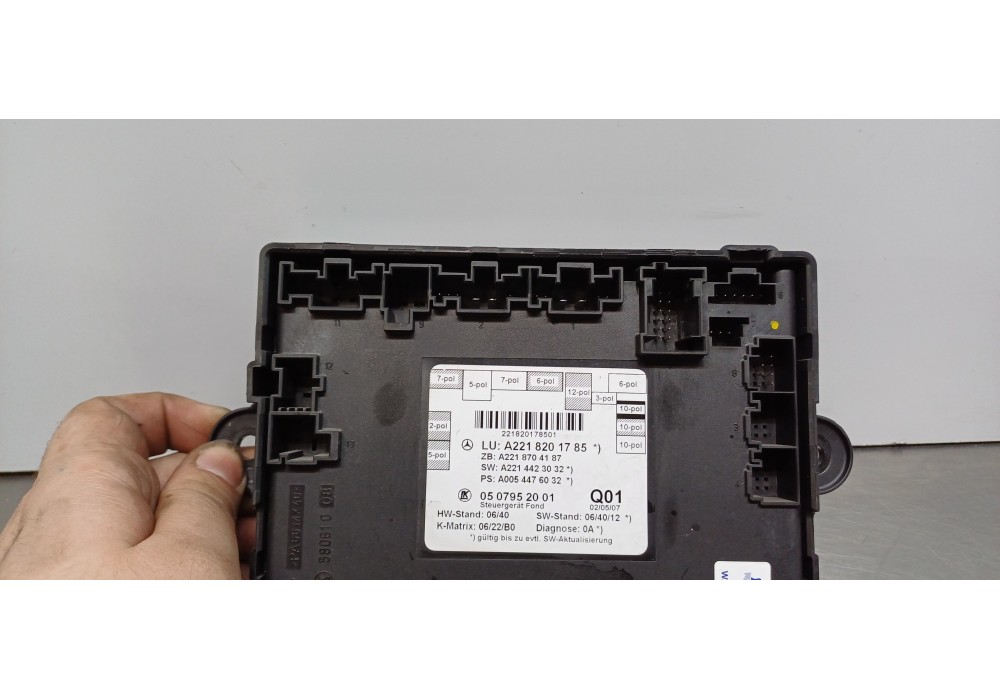 Recambio de modulo electronico para mercedes clase s (w221) berlina 420 / 450 cdi (221.028) referencia OEM IAM A2218201785  