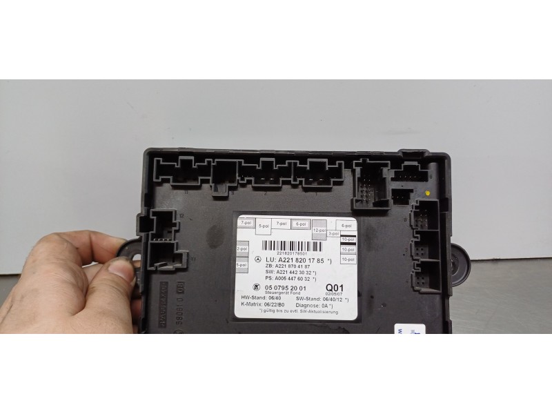 Recambio de modulo electronico para mercedes clase s (w221) berlina 420 / 450 cdi (221.028) referencia OEM IAM A2218201785  