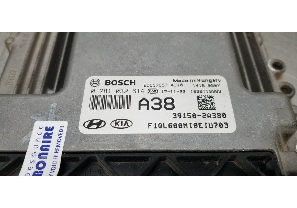 Recambio de centralita motor uce para kia sportage dynamic referencia OEM IAM 391502A380 0281032614 