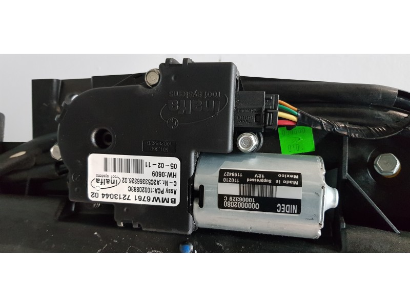 Recambio de techo electrico para bmw x3 (f25) xdrive 20d referencia OEM IAM 54107293454  