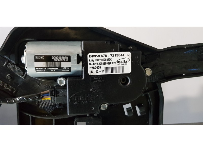 Recambio de techo electrico para bmw x3 (f25) xdrive 20d referencia OEM IAM 54107293454  