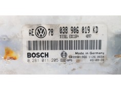 Recambio de centralita motor uce para volkswagen passat berlina (3b3) comfortline referencia OEM IAM 038906019KD   2