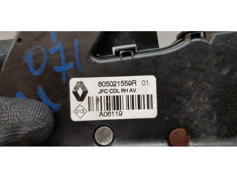 Recambio de cerradura puerta delantera derecha para renault espace v icon referencia OEM IAM 805021559R  