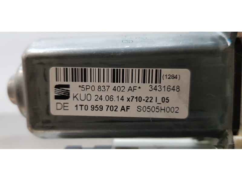 Recambio de motor elevalunas delantero derecho para seat altea xl (5p5) stylance / style referencia OEM IAM 3C0959792B   Recambio de motor elevalunas delantero derecho para seat altea xl (5p5) stylance / style referencia OEM IAM 3C0959792B