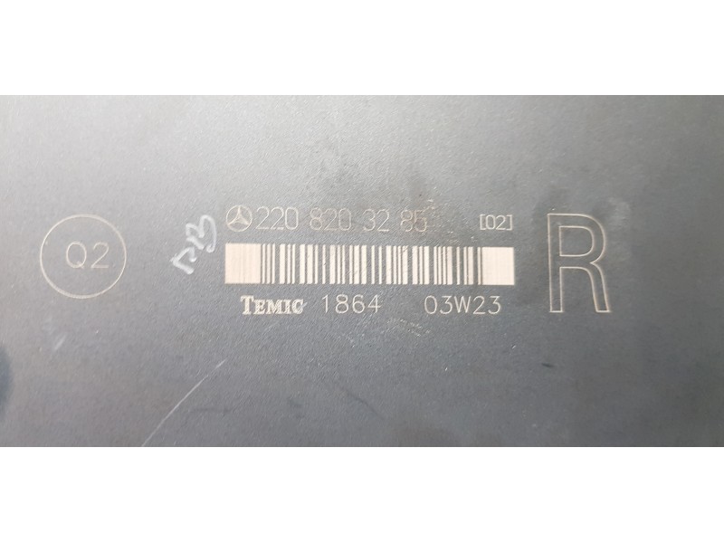 Recambio de centralita asientos para mercedes clase s (w220) berlina 400 cdi (220.028) referencia OEM IAM 2208203285  