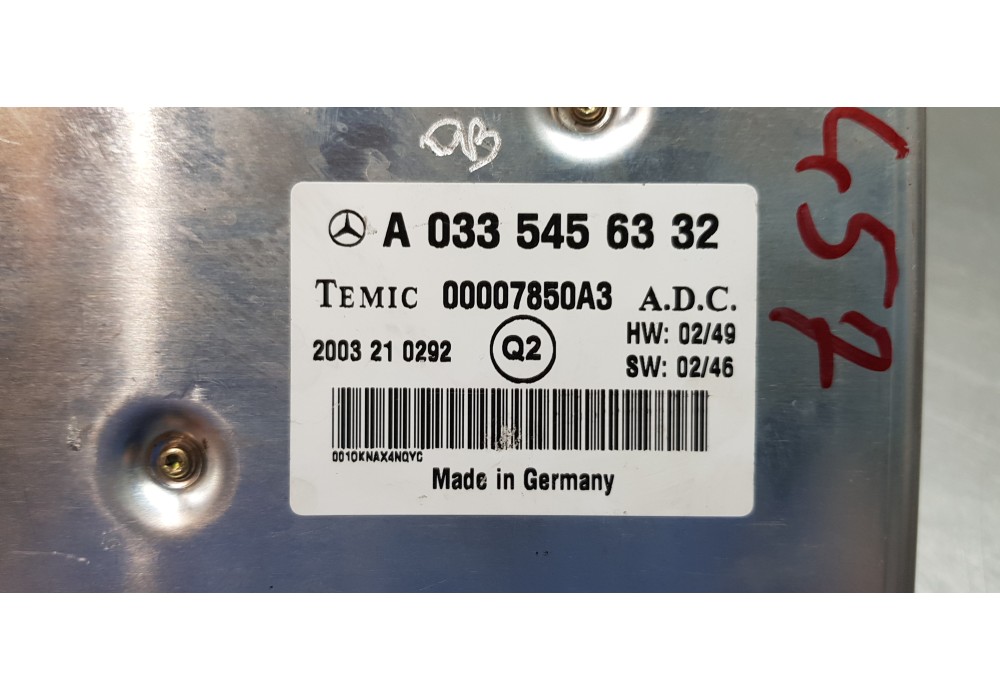 Recambio de modulo electronico para mercedes clase s (w220) berlina 400 cdi (220.028) referencia OEM IAM A0335456332  