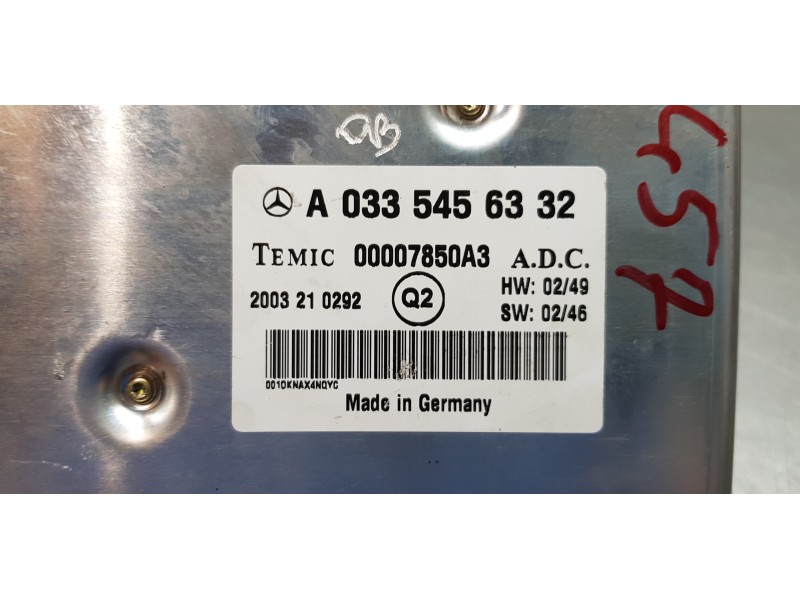 Recambio de modulo electronico para mercedes clase s (w220) berlina 400 cdi (220.028) referencia OEM IAM A0335456332  