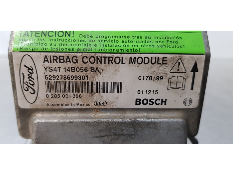 Recambio de centralita airbag para ford focus berlina (cak) trend referencia OEM IAM YS4T14B056BA  