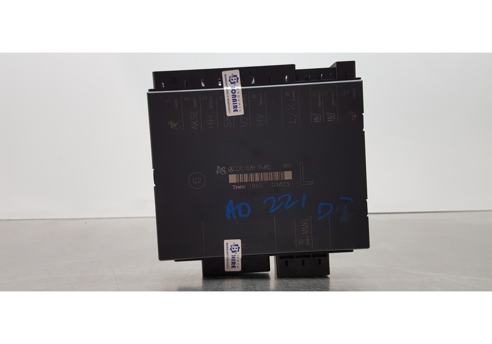 Recambio de centralita asientos para mercedes clase s (w220) berlina 400 cdi (220.028) referencia OEM IAM 2208203185 A2208203185