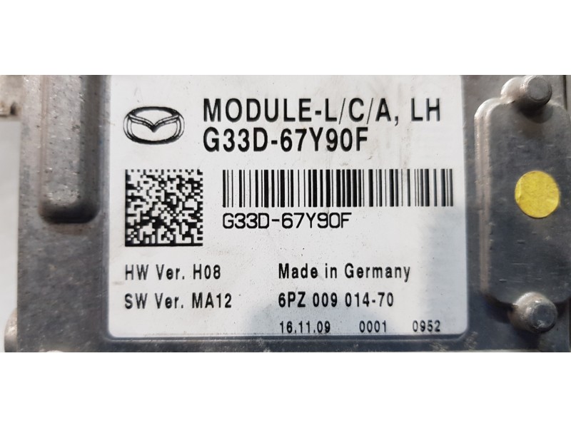 Recambio de modulo electronico para mazda cx-7 (er) style referencia OEM IAM G33D67Y90F   Recambio de modulo electronico para mazda cx-7 (er) style referencia OEM IAM G33D67Y90F
