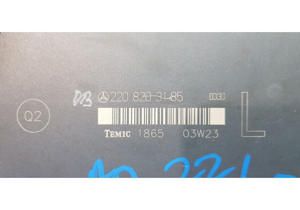 Recambio de centralita asientos para mercedes clase s (w220) berlina 400 cdi (220.028) referencia OEM IAM 2208203185 A2208203185