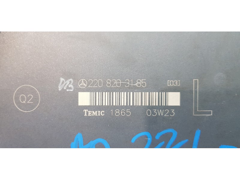 Recambio de centralita asientos para mercedes clase s (w220) berlina 400 cdi (220.028) referencia OEM IAM 2208203185 A2208203185