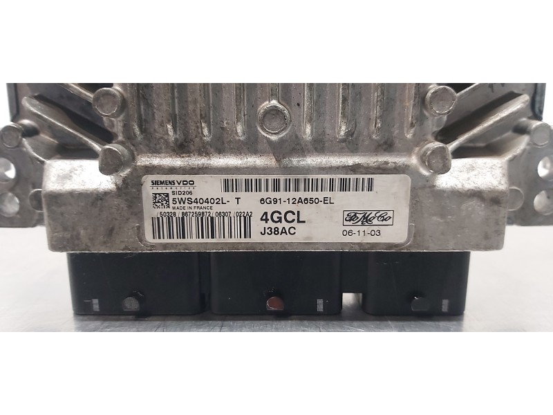 Recambio de centralita motor uce para ford s-max (ca1) titanium referencia OEM IAM 6G9112A650EL  