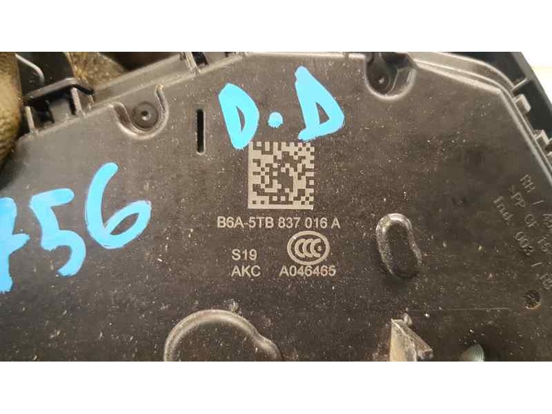 Recambio de cerradura puerta delantera derecha para volkswagen golf vii lim. advance bluemotion tech. referencia OEM IAM 5TB9370