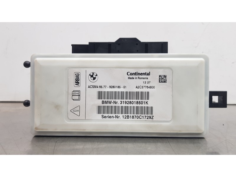 Recambio de centralita airbag para bmw serie 5 gran turismo (f07) 530d xdrive referencia OEM IAM 65779280185  