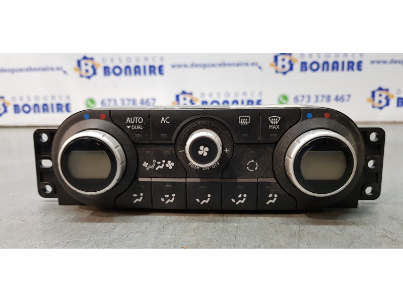 Recambio de mando climatizador para renault koleos expression referencia OEM IAM 27500JY76C  