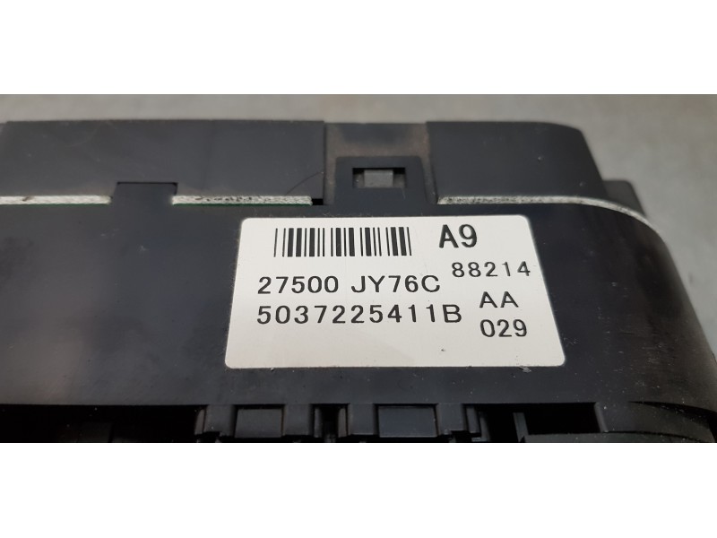 Recambio de mando climatizador para renault koleos expression referencia OEM IAM 27500JY76C  