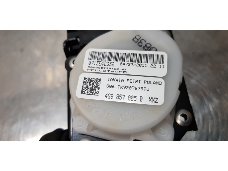 Recambio de cinturon seguridad trasero izquierdo para audi a6 lim. (4g2) 3.0 tdi quattro referencia OEM IAM 4G8857805B  